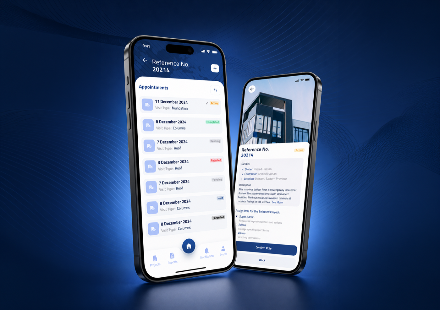CPV Arabia mobile app welcome screens